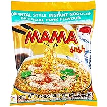 Mama Oriental Style Instant Noodles, Savory and Chewy Spicy Ramen
